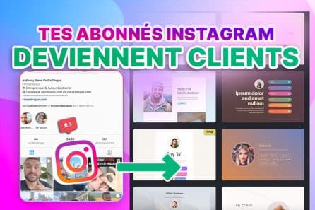 Mini formation : Transforme tes abonnés Instagram en clients