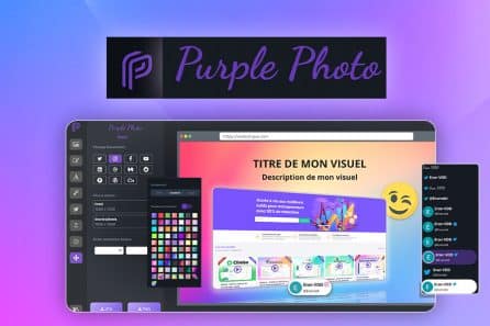 Purple Photo Web – Génère des visuels pour tes réseaux sociaux en quelques secondes !